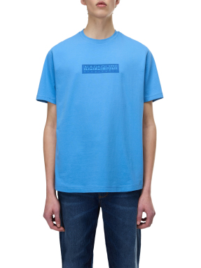 ΑΝΔΡΙΚΟ T-SHIRT S-BOX | Γαλάζιο XXL