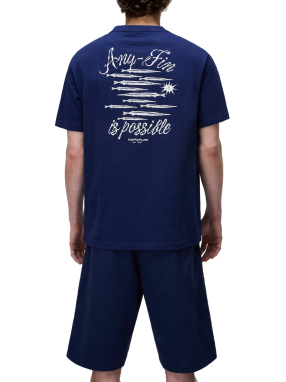 ΑΝΔΡΙΚΟ T-SHIRT S-ELIOR | Μπλε Σκούρο XXL