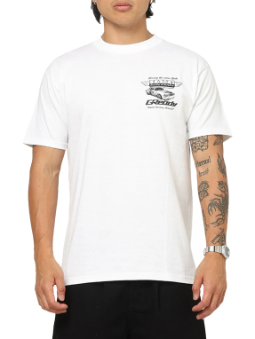 ΑΝΔΡΙΚΟ T-SHIRT HUF X GREDDY BODY WORKS | Λευκό M
