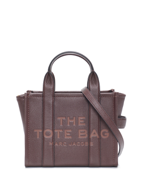 ΓΥΝΑΙΚΕΙΑ ΔΕΡΜΑΤΙΝΗ ΤΣΑΝΤΑ THE SMALL TOTE | Καφέ Σκούρο