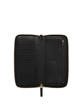 ΓΥΝΑΙΚΕΙΟ ΠΟΡΤΟΦΟΛΙ THE LEATHER CONTINENTAL WALLET | Μαύρο