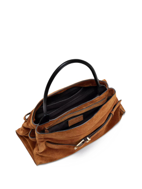 ΓΥΝΑΙΚΕΙΑ ΤΣΑΝΤΑ ΩΜΟΥ THE SUEDE SATCHEL | Καφέ