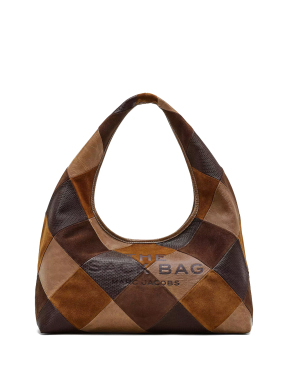 ΓΥΝΑΙΚΕΙΑ ΤΣΑΝΤΑ ΩΜΟΥ THE SUEDE PATCHWORK SACK BAG | Καφέ