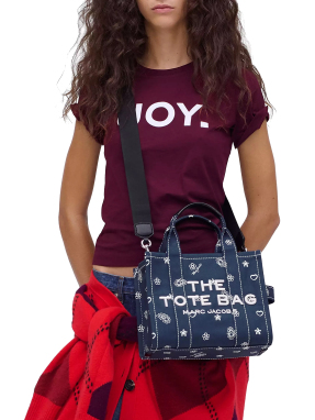 ΓΥΝΑΙΚΕΙΑ ΤΣΑΝΤΑ ΧΕΙΡΟΣ THE BANDANA CANVAS SMALL TOTE BAG | Μπλε