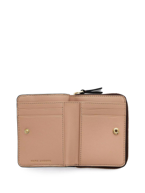 ΓΥΝΑΙΚΕΙΟ ΔΕΡΜΑΤΙΝΟ ΠΟΡΤΟΦΟΛΙ MINI COMPACT | Καφέ Σκούρο