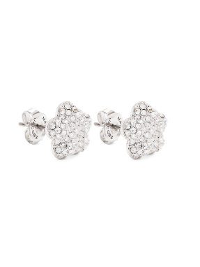 ΓΥΝΑΙΚΕΙΑ ΣΚΟΥΛΑΡΙΚΙΑ DAISY PAVE STUD | Ασημί ONE SIZE