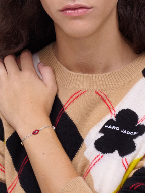 ΓΥΝΑΙΚΕΙΟ ΒΡΑΧΙΟΛΙ LIP ROUGE SLIDER | Ασημί ONE SIZE