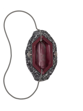 ΓΥΝΑΙΚΕΙΟ CLUTCH THE SEQUIN GLAM SMALL | Ασημί