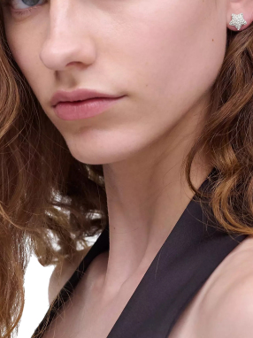 ΓΥΝΑΙΚΕΙΑ ΣΚΟΥΛΑΡΙΚΙΑ STAR PAVE STUD EARRINGS | Ασημί ONE SIZE