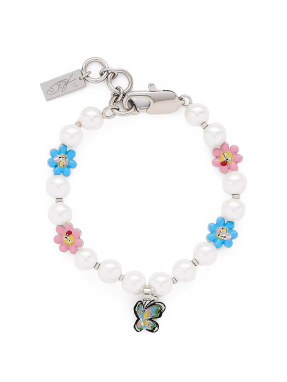 ΓΥΝΑΙΚΕΙΟ ΒΡΑΧΙΟΛΙ HATTIE STEWART X MARC JACOBS GARDEN PEARL STATION | Ασημί ONE SIZE