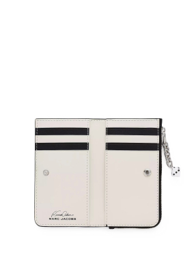 ΓΥΝΑΙΚΕΙΟ ΠΟΡΤΟΦΟΛΙ DERRICK ADAMS X MARC JACOBS EVERDAY LOGO SLIM WALLET | Μαύρο