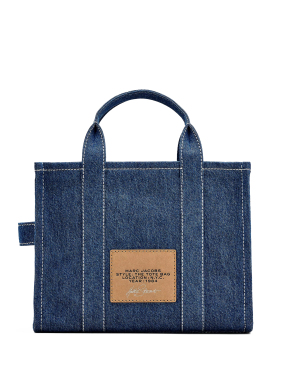 ΓΥΝΑΙΚΕΙΑ ΤΣΑΝΤΑ ΧΕΙΡΟΣ HATTIE STEWART X MARC JACOBS DENIM MEDIUM TOTE BAG | Μπλε
