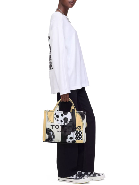 ΓΥΝΑΙΚΕΙΑ ΜΠΛΟΥΖΑ DERRICK ADAMS X MARC JACOBS PATCHWORK DICE LONGSLEEVE | Λευκό XS