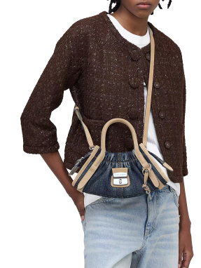 ΓΥΝΑΙΚΕΙΑ ΤΣΑΝΤΑ ΧΕΙΡΟΣ THE DENIM CRISTINA SMALL SATCHEL | Μπλε