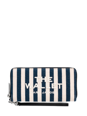 ΓΥΝΑΙΚΕΙΟ ΠΟΡΤΟΦΟΛΙ THE STRIPE CANVAS CONTINENTAL WALLET | Μπλε