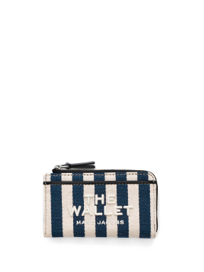 ΓΥΝΑΙΚΕΙΟ ΠΟΡΤΟΦΟΛΙ THE STRIPE CANVAS TOP ZIP MULTI WALLET | Μπλε