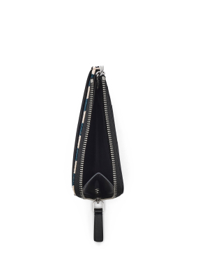 ΓΥΝΑΙΚΕΙΟ ΠΟΡΤΟΦΟΛΙ THE STRIPE CANVAS TOP ZIP MULTI WALLET | Μπλε