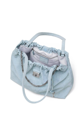 ΓΥΝΑΙΚΕΙΑ ΤΣΑΝΤΑ ΩΜΟΥ THE SUEDE CRISTINA TOTE | Γαλάζιο