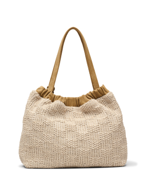 ΓΥΝΑΙΚΕΙΑ ΤΣΑΝΤΑ ΩΜΟΥ THE SUMMER WOVEN CRISTINA TOTE | Μπεζ