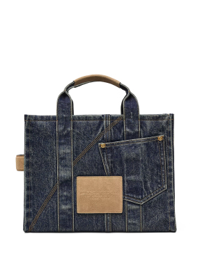 ΓΥΝΑΙΚΕΙΑ ΤΣΑΝΤΑ ΧΕΙΡΟΣ THE DENIM SUEDE MEDIUM CARGO TOTE BAG | Μπλε