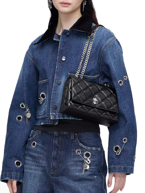 ΓΥΝΑΙΚΕΙΑ ΤΣΑΝΤΑ ΩΜΟΥ THE QUILTED SLIM DUAL CONVERTIBLE SHOULDER BAG | Μαύρο