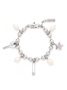 ΓΥΝΑΙΚΕΙΟ ΒΡΑΧΙΟΛΙ PUNK BEAUTY CHARM BRACELET | Ασημί ONE SIZE