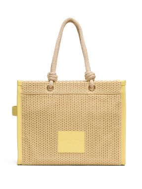 ΓΥΝΑΙΚΕΙΑ ΤΣΑΝΤΑ ΩΜΟΥ THE WOVEN ROPE LARGE TOTE BAG | Μπεζ
