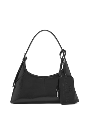 ΓΥΝΑΙΚΕΙΑ ΤΣΑΝΤΑ ΩΜΟΥ SMALL BELTED SACK BAG IN CRINKLE LEATHER | Μαύρο 001