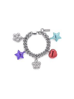 ΓΥΝΑΙΚΕΙΟ ΒΡΑΧΙΟΛΙ MJ BEAUTY BALLOON BRACELET | Ασημί ONE SIZE