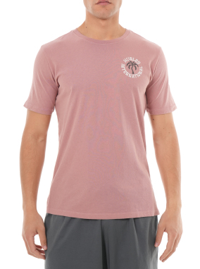 ΑΝΔΡΙΚΟ T-SHIRT PALM | Ροζ Σκούρο M