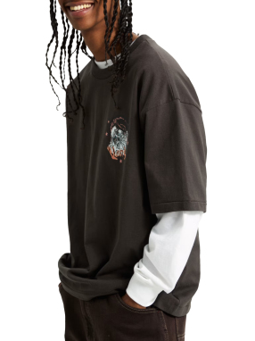 ΑΝΔΡΙΚΟ T-SHIRT RAW INSTINCT THINKER | Μαύρο ΧL