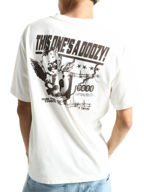 ΑΝΔΡΙΚΟ T-SHIRT EARTHBOUND LOOSE FIT SS TEE | Εκρού M