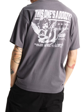 ΑΝΔΡΙΚΟ T-SHIRT EARTHBOUND LOOSE FIT SS TEE | Γκρι Σκούρο L