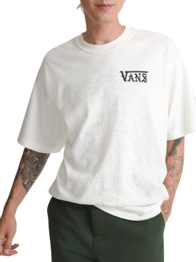 ΑΝΔΡΙΚΟ T-SHIRT MTE RIBCAGE REVERSIBLE | Λευκό S