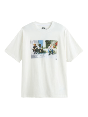 ΑΝΔΡΙΚΟ T-SHIRT SKATE ATIBA HAZE CURB | Λευκό S
