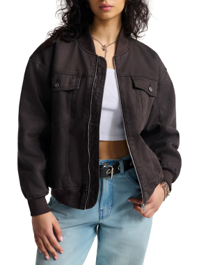 ΓΥΝΑΙΚΕΙΟ TRUCKSTOP BOMBER JACKET | Μαύρο M