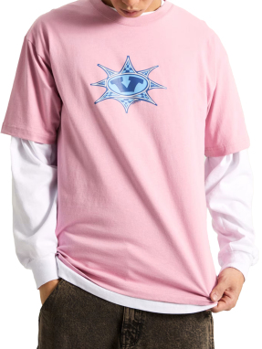 ΑΝΔΡΙΚΟ T-SHIRT STAR CHECKER | Ροζ M