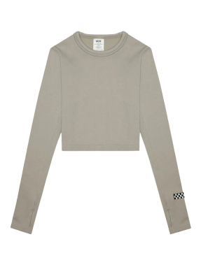 ΓΥΝΑΙΚΕΙΑ ΜΑΚΡΥΜΑΝΙΚΗ ΜΠΛΟΥΖΑ CROP | Μπεζ M/L