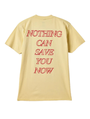 ΑΝΔΡΙΚΟ T-SHIRT NOTHING CAN SAVE YOU | Κίτρινο M