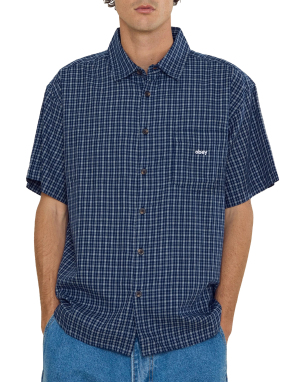 ΑΝΔΡΙΚΟ ΚΟΝΤΟΜΑΝΙΚΟ ΠΟΥΚΑΜΙΣΟ BIGWIG IAN WOVEN | Μπλε L