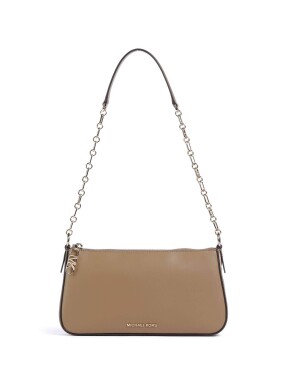 ΓΥΝΑΙΚΕΙΑ ΔΕΡΜΑΤΙΝΗ ΤΣΑΝΤΑ ΩΜΟΥ ΜΕ ΛΟΓΟΤΥΠΟ | Καφέ Ανοιχτό