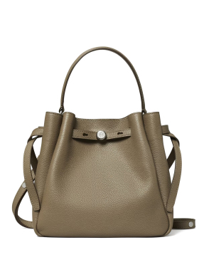 ΓΥΝΑΙΚΕΙΑ ΔΕΡΜΑΤΙΝΗ ΤΣΑΝΤΑ ROMY | Μπεζ Σκούρο