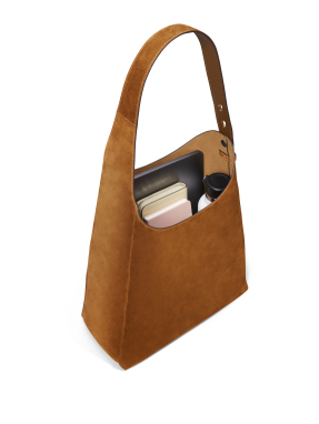 ΓΥΝΑΙΚΕΙΑ ΤΣΑΝΤΑ ΩΜΟΥ ROMY SUEDE HOBO | Καφέ