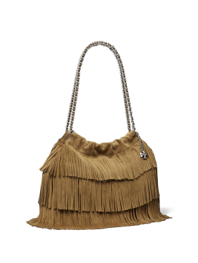 ΓΥΝΑΙΚΕΙΑ ΤΣΑΝΤΑ ΩΜΟΥ FLEMING FRINGE | Camel