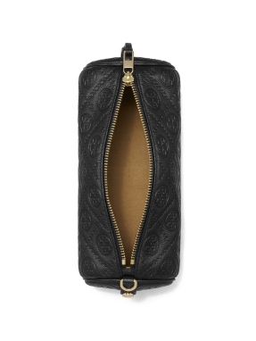 ΓΥΝΑΙΚΕΙΑ ΔΕΡΜΑΤΙΝΗ ΤΣΑΝΤΑ ΩΜΟΥ T MONOGRAM PEBBLED | Μαύρο