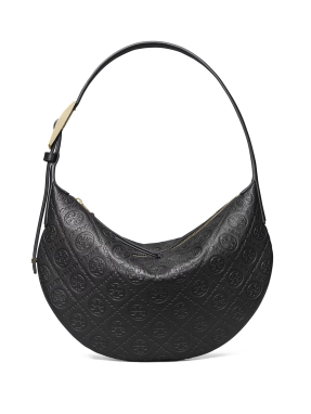 ΓΥΝΑΙΚΕΙΑ ΔΕΡΜΑΤΙΝΗ ΤΣΑΝΤΑ ΩΜΟΥ T MONOGRAM PEBBLE SMALL | Μαύρο