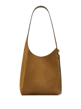 ΓΥΝΑΙΚΕΙΑ ΔΕΡΜΑΤΙΝΗ ΤΣΑΝΤΑ ΩΜΟΥ ROMY SUEDE SMALL | Camel