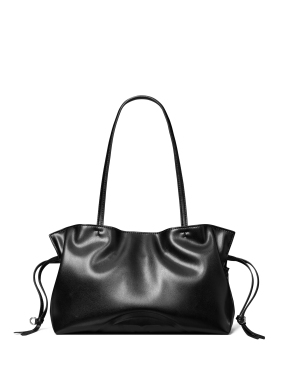 ΓΥΝΑΙΚΕΙΑ ΤΣΑΝΤΑ ΩΜΟΥ ELLA RECYCLED DRAWSTRING SMALL TOTE | Μαύρο