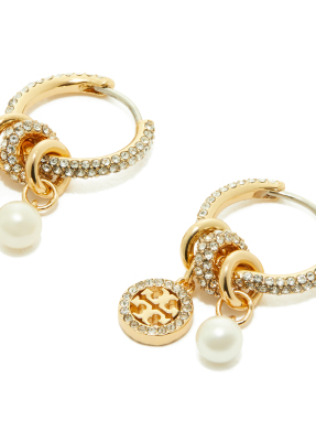 ΓΥΝΑΙΚΕΙΑ ΣΚΟΥΛΑΡΙΚΙΑ ICON PAVE CHARM | Χρυσό ONE SIZE