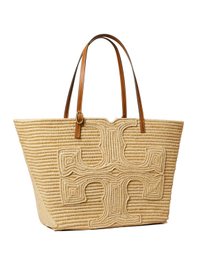 ΓΥΝΑΙΚΕΙΑ ΤΣΑΝΤΑ ΩΜΟΥ ELLA STRUCTURED STRAW LARGE | Μπεζ